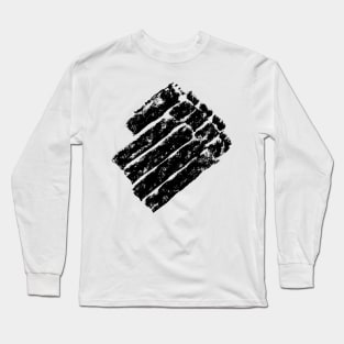 Patch - Crayon Shabby Diagonal Painting Spot Long Sleeve T-Shirt